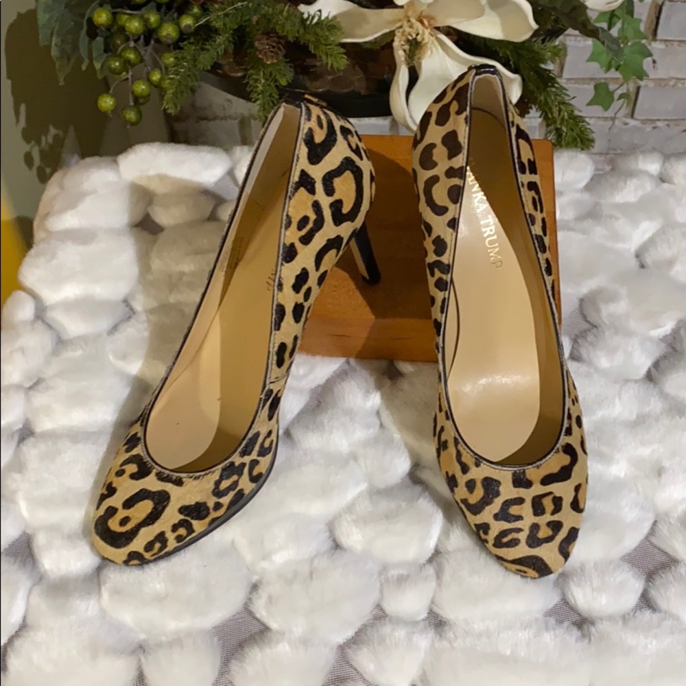 Ivanka Trump Pumps leopard print Cow Hair Fur